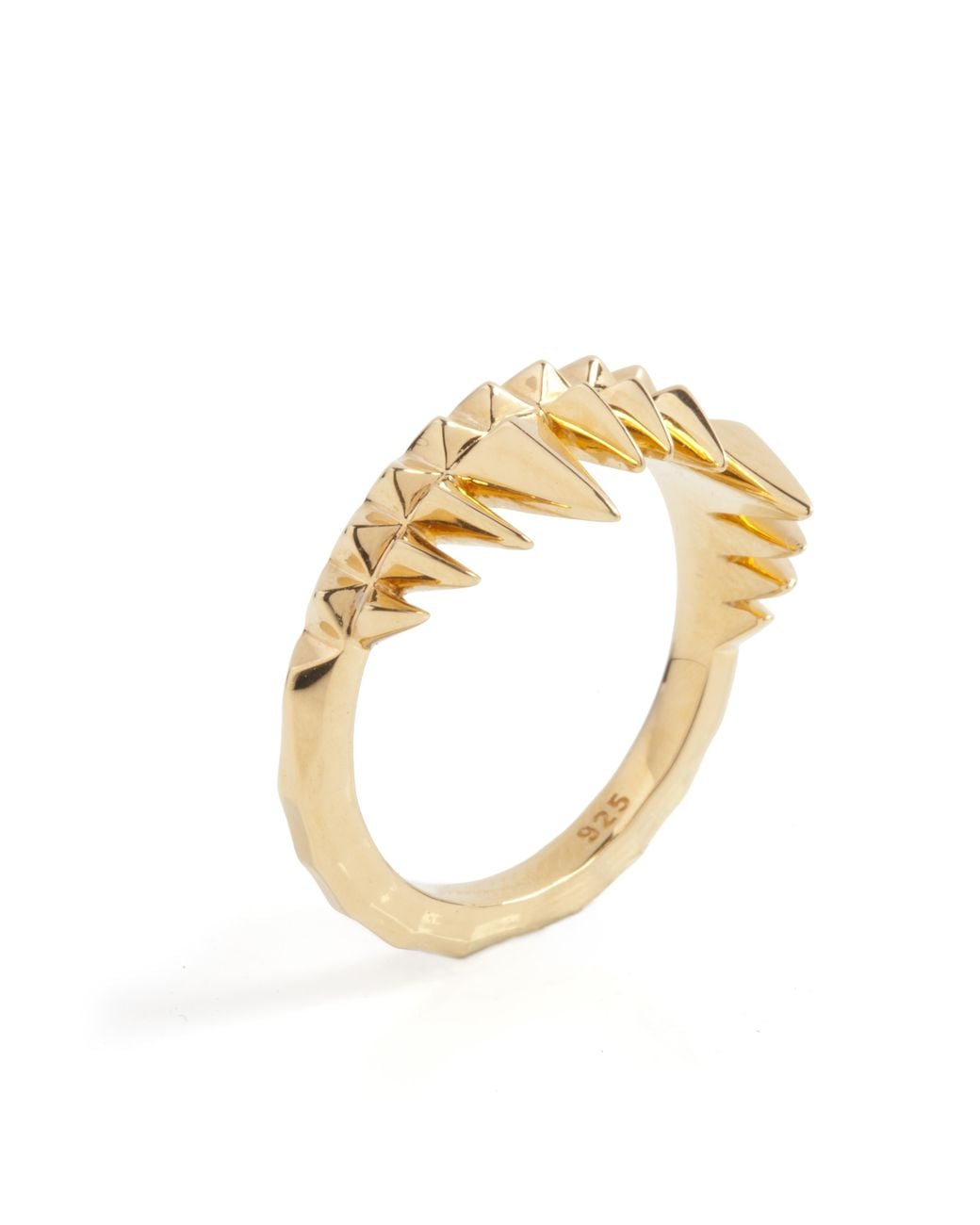 Kasun Metallic Crocodile Bite Ring
