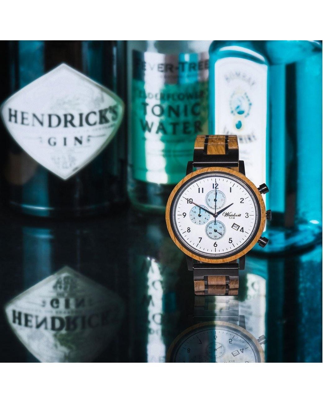 Waidzeit Metallic Gin Ice Chronograph Watch for men