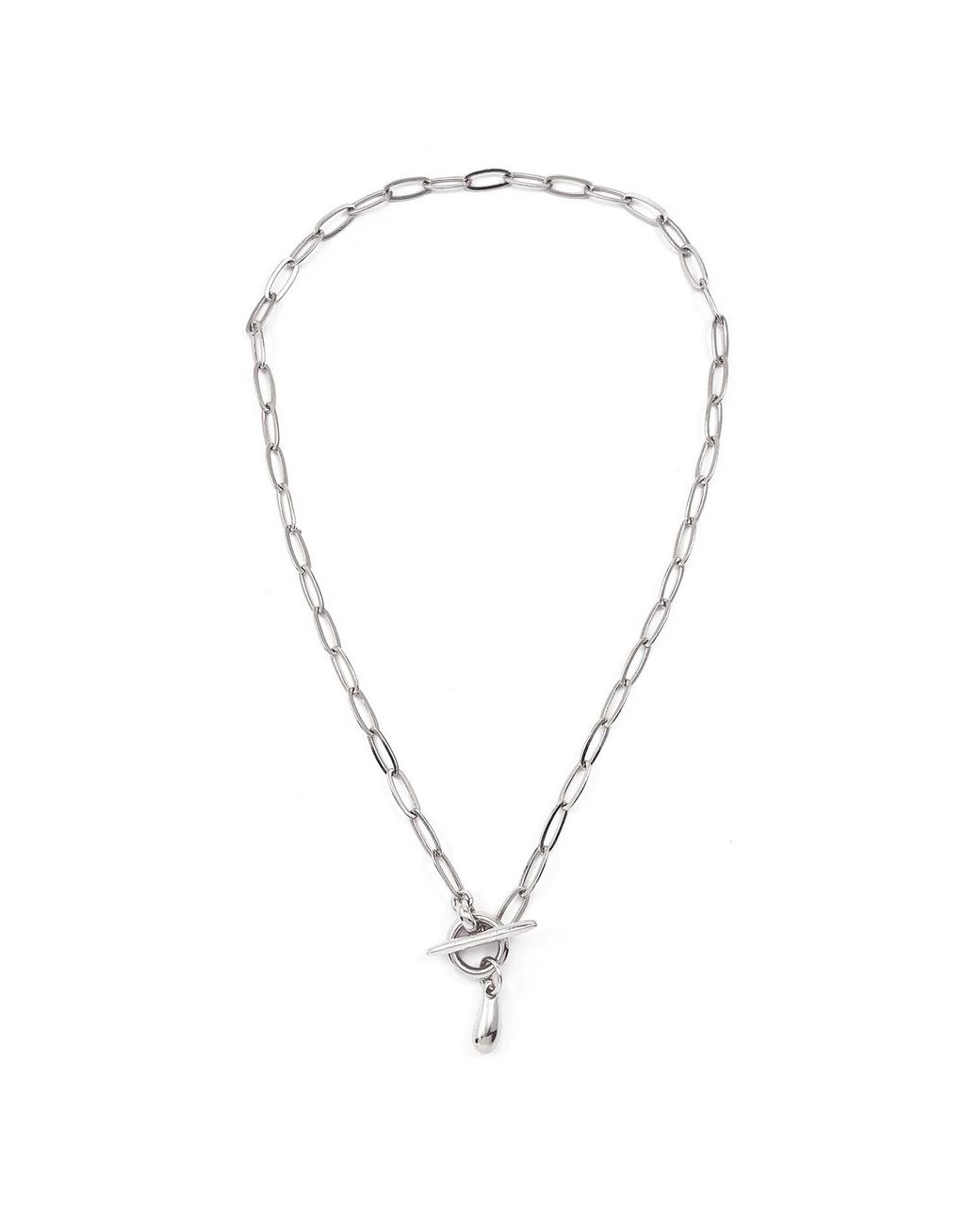 Biko Jewellery Metallic Fine Chainlink Collar