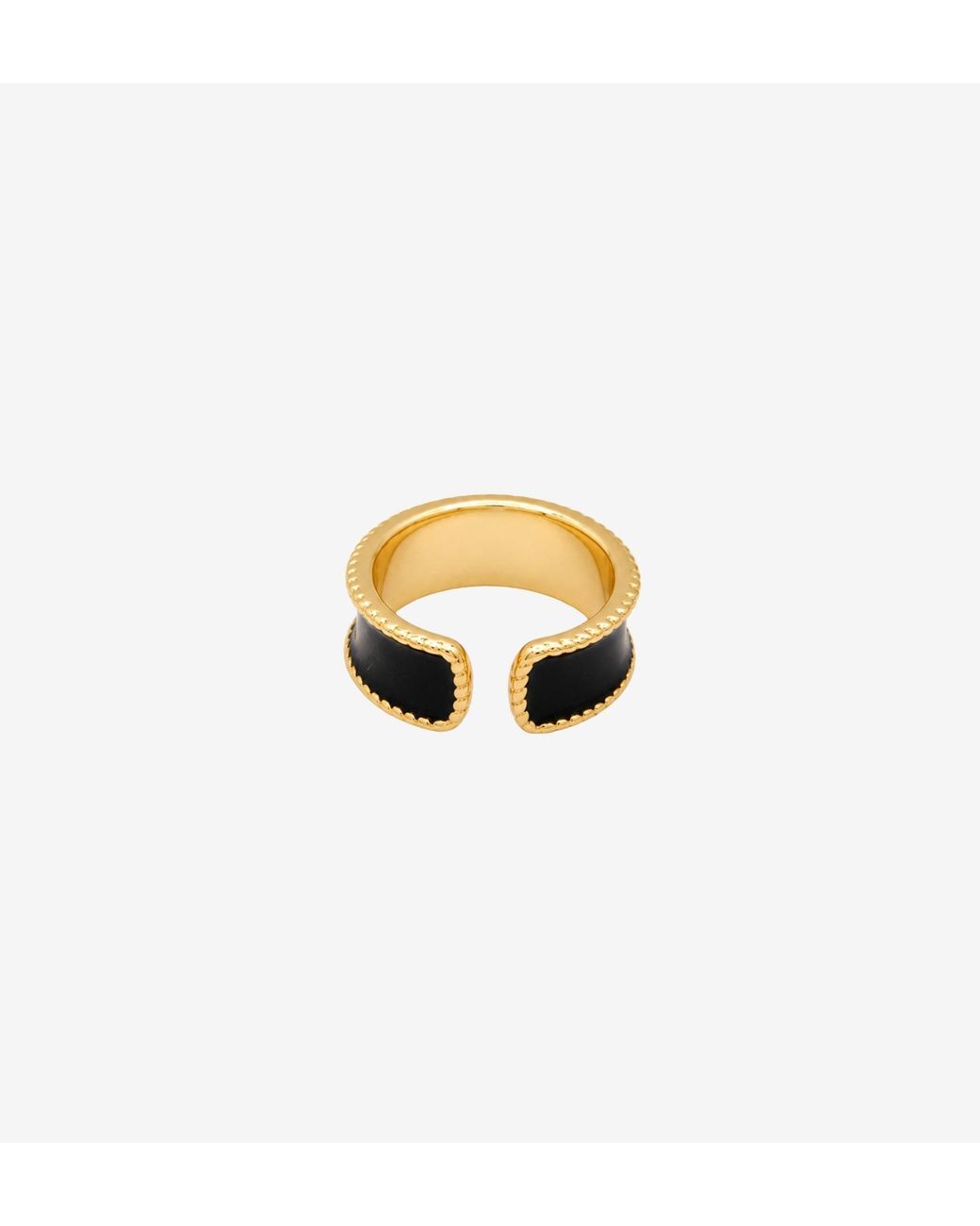 Uchi and Soto Metallic Kin & Shell Ring