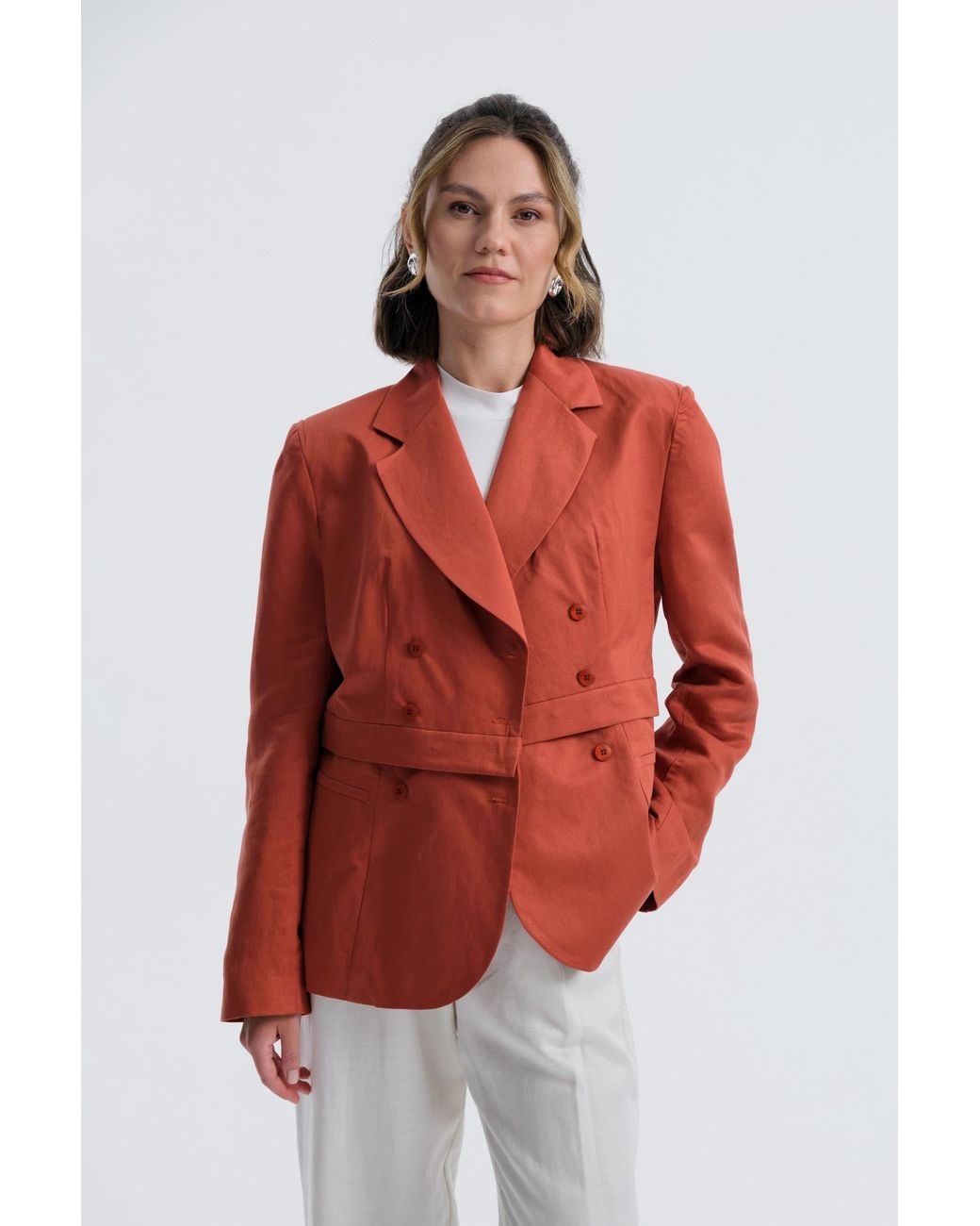 Baltér Orange Martha's Vineyard Blazer