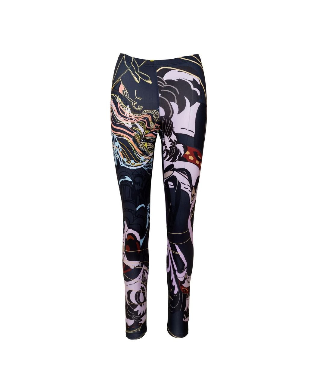 ARTISTA Blue Bath Printed Leggings