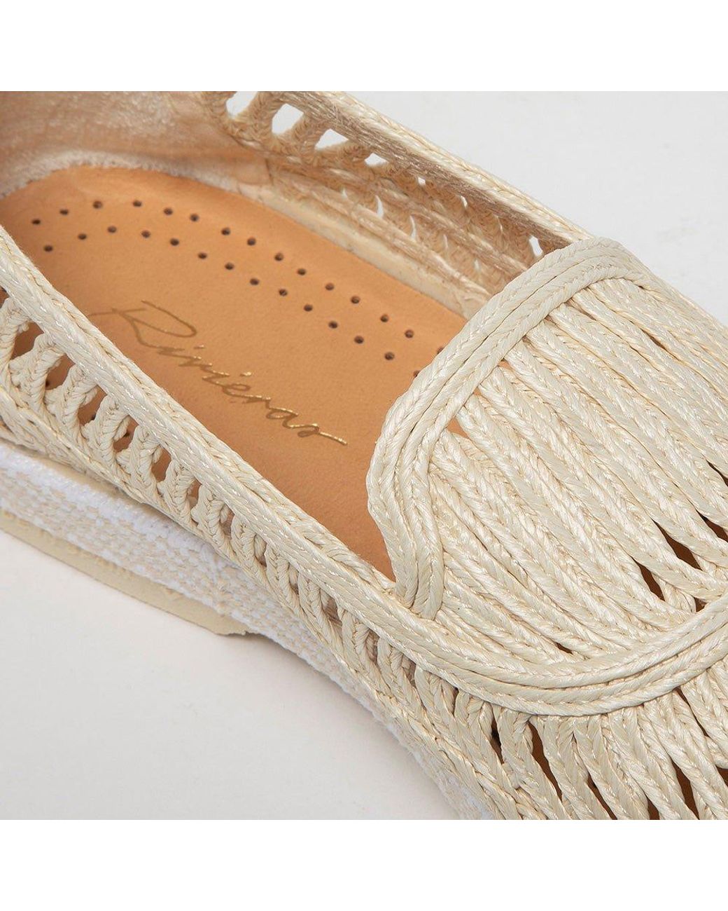 Rivieras Multicolor Braided Raffia Slip-On Loafer