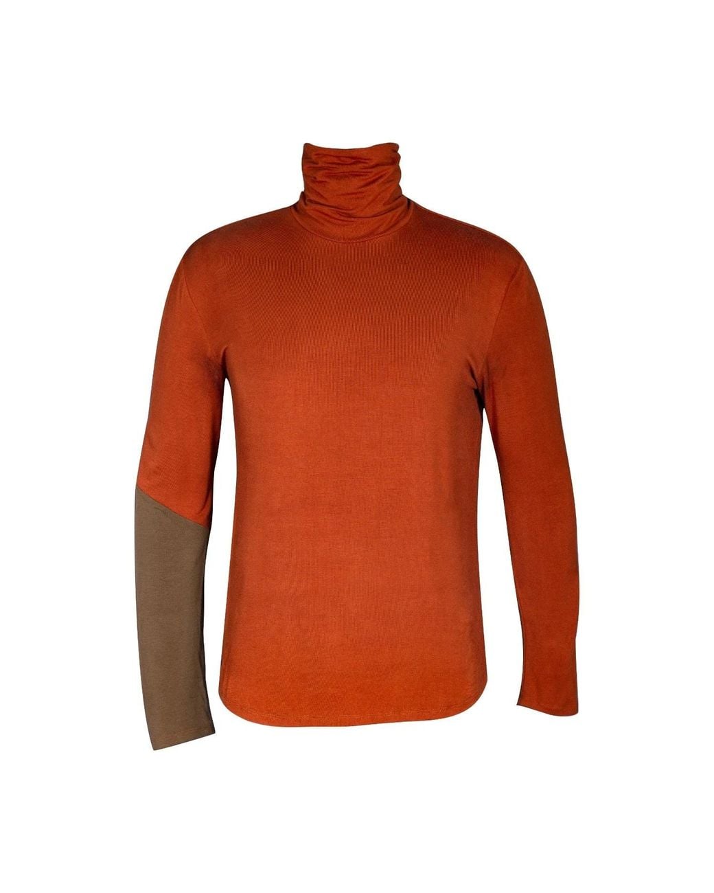 carlton jones Orange Superhero Turtleneck Homme for men