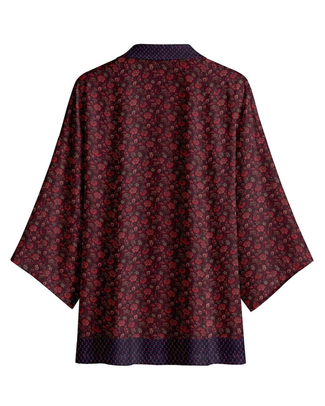 Artemis Muse Purple One Of A Kind Recyled Sari Kimono Unique One Hundred And Twenty Nine
