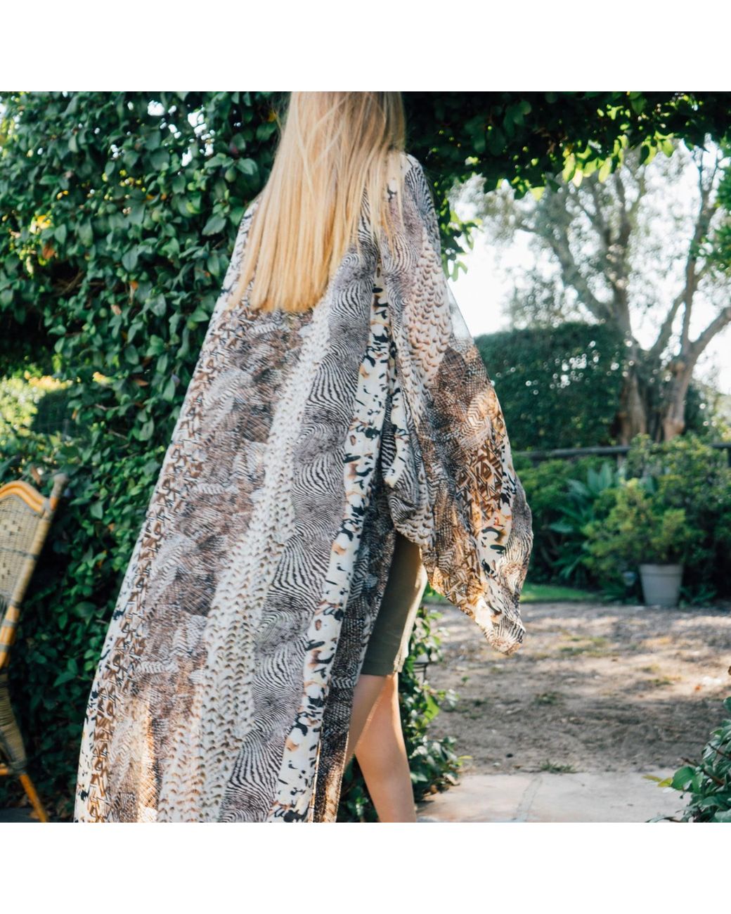 Jennafer Grace Metallic Impala Kimono