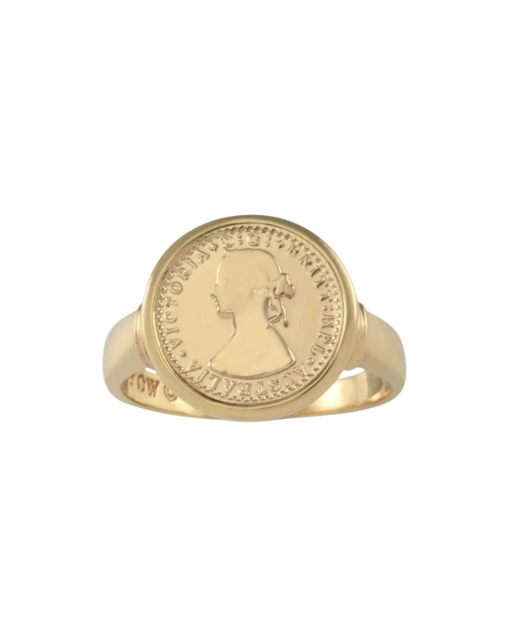 Von Treskow Natural Mini Coin Ring