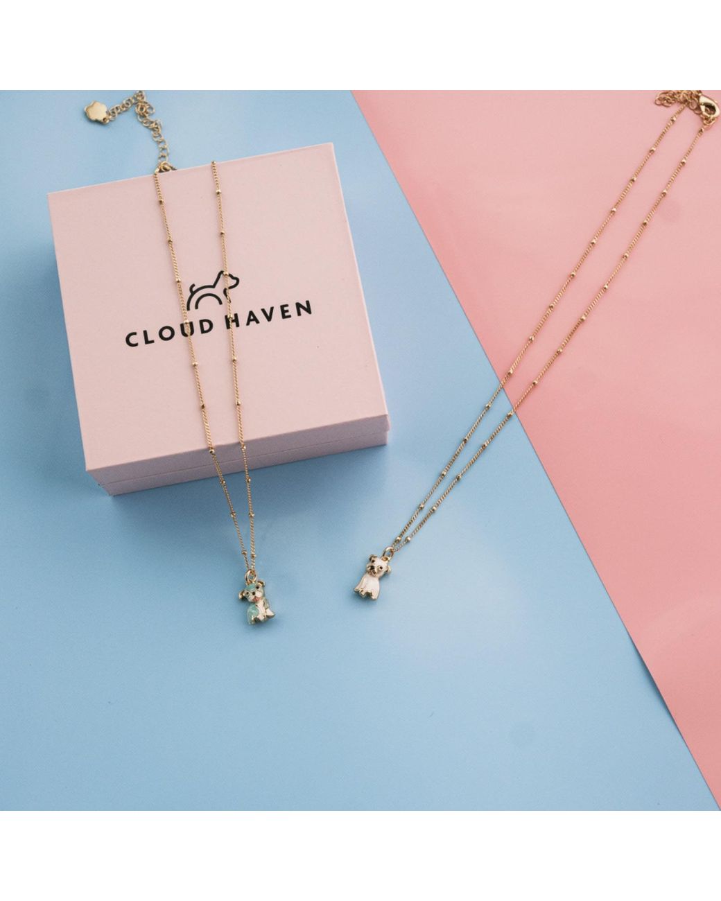 Cloud Haven Metallic Mini Pittie Sweetie Pendant