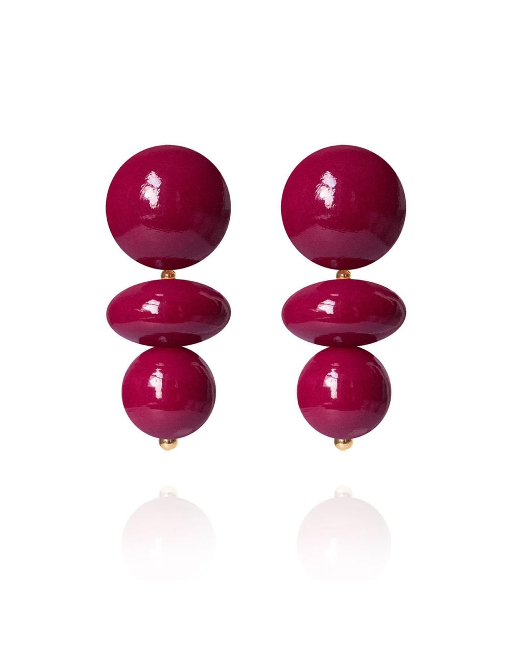 Saule Label Red Nola Earrings