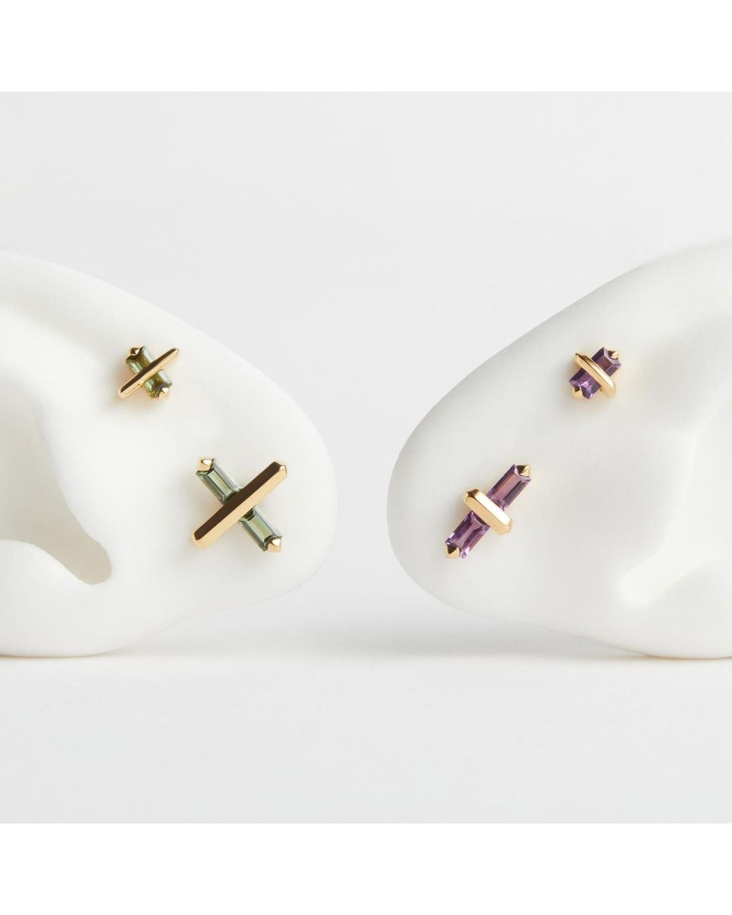 Kasun Metallic Candy Kiss Earrings
