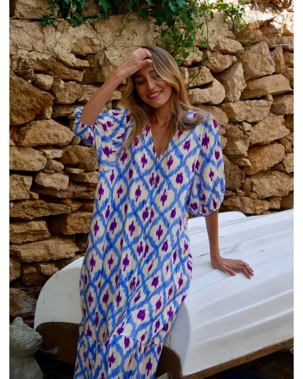 Mind Traveler Blue Mica Dress