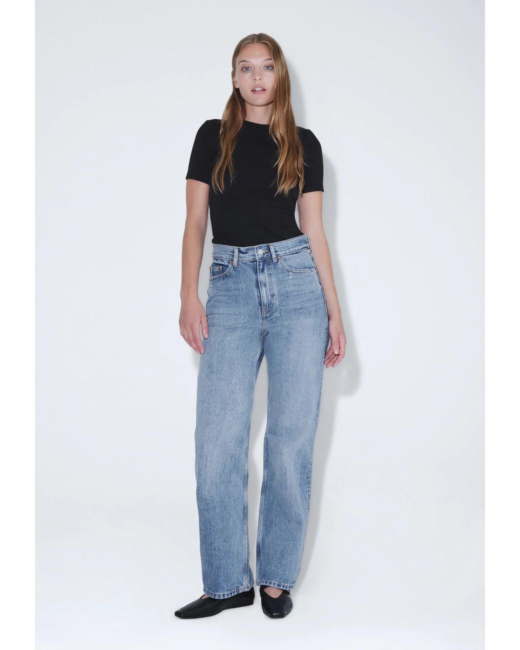 Dr. Denim Blue Echo High Straight