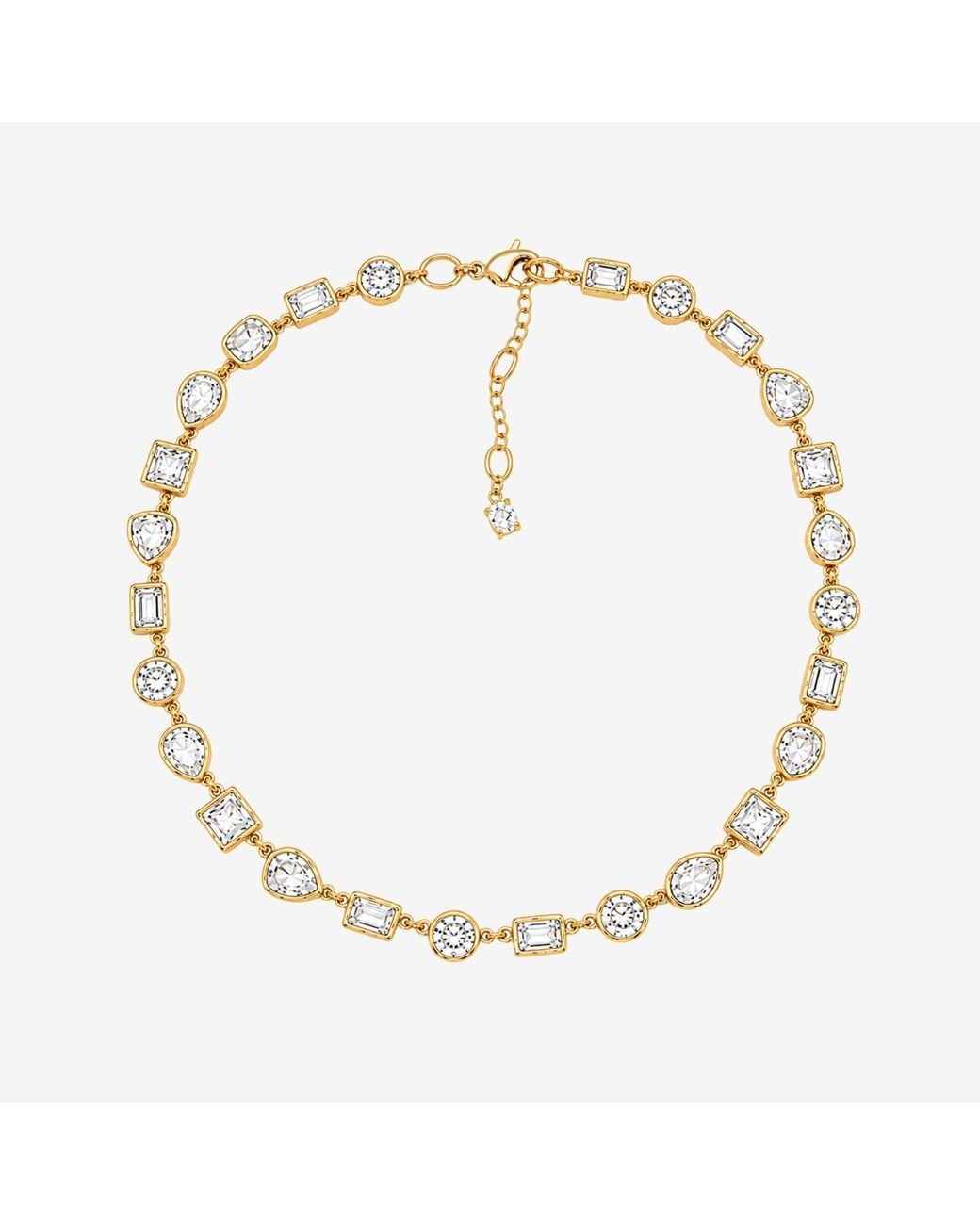 Uchi and Soto Metallic Kin Mixed Stone Necklace