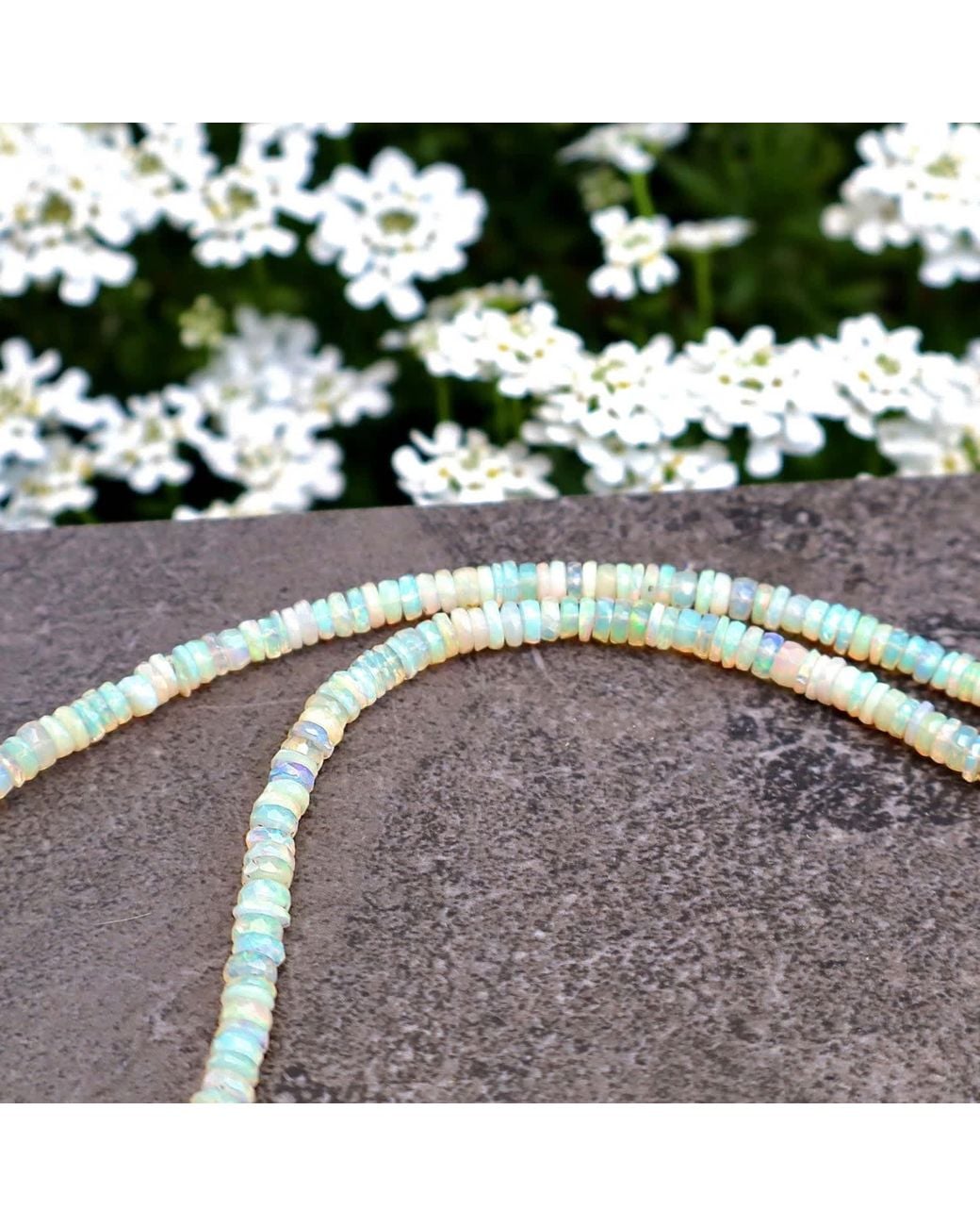 Mineralgems•Studio Blue Ethiopian Welo Opal Choker