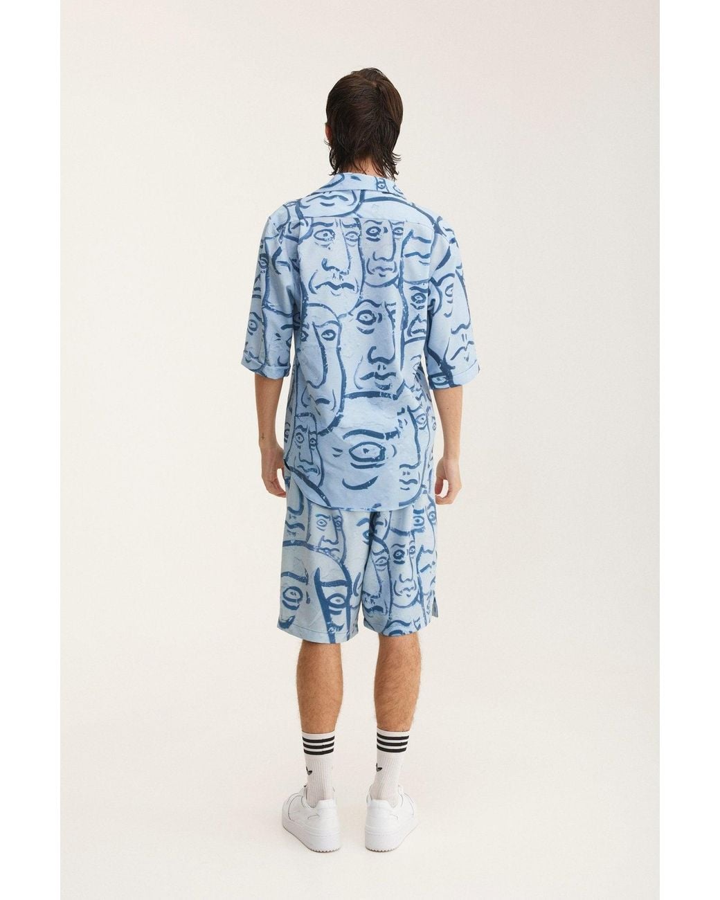 mysimplicated Blue Short Sleeve Shirt for men