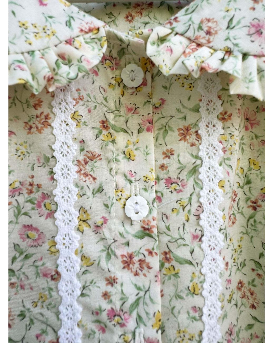 The Well Worn White The Luna Blouse – Primrose