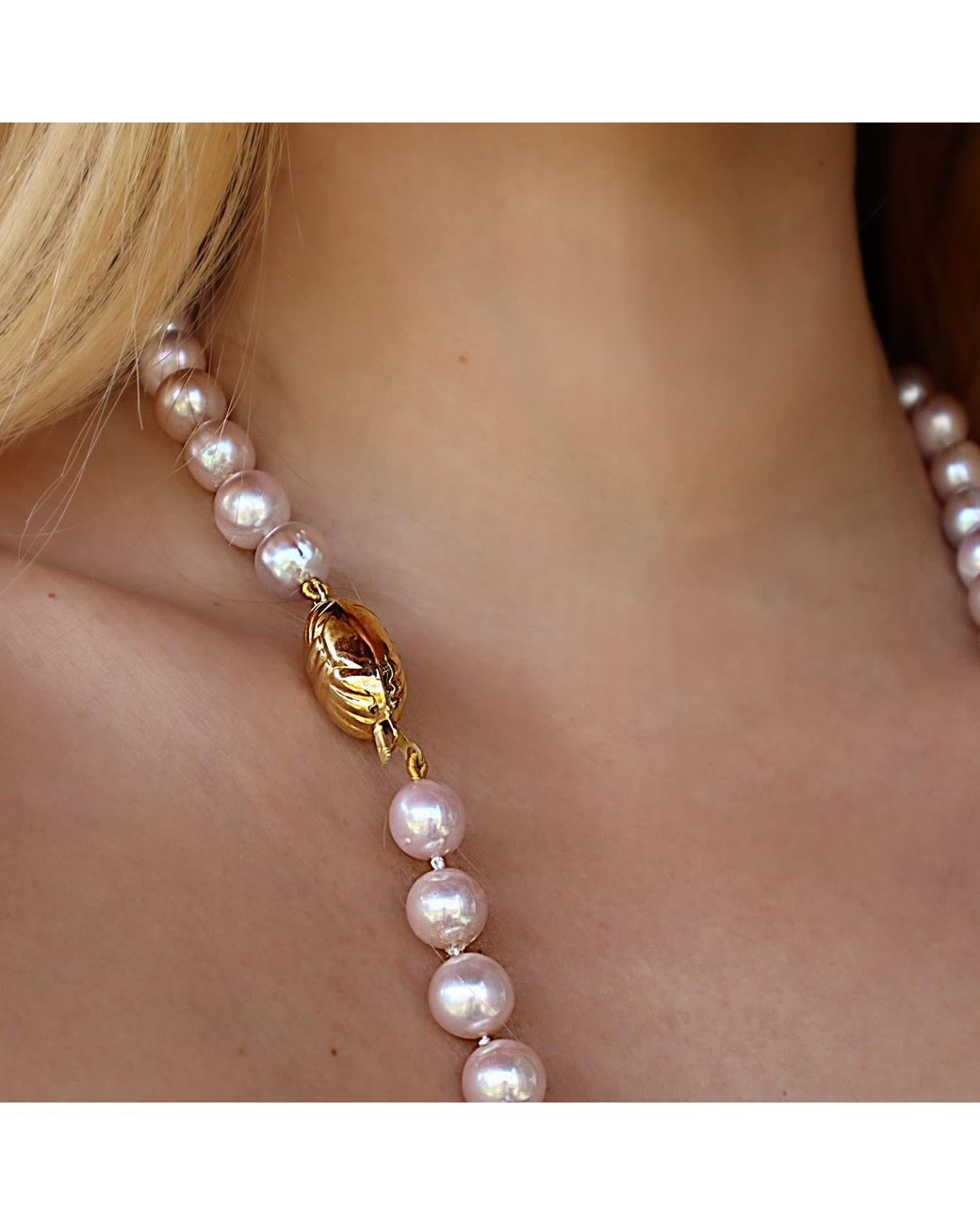 Mineralgems•Studio Pink Pearl Necklace