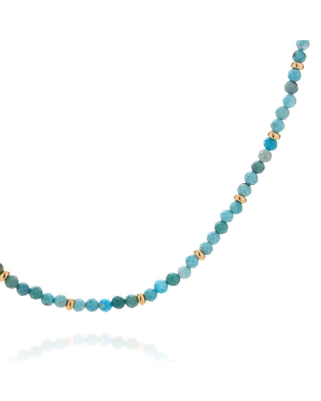 Nellou Jewellery Metallic December Birthstone Orbit Necklace