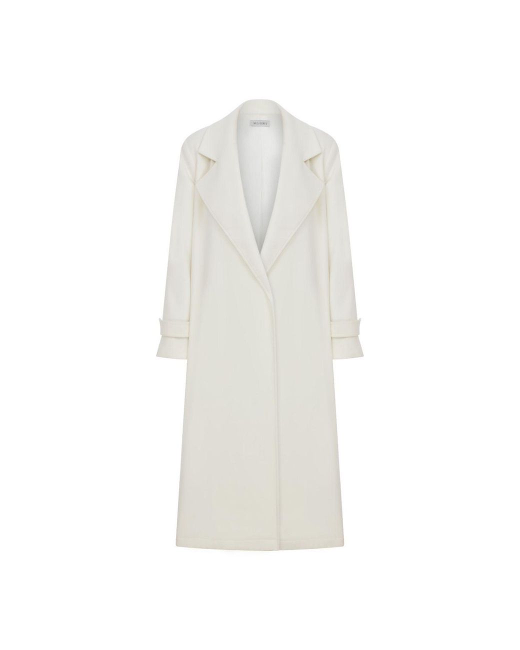 NAZLI CEREN White Vesper Long Coat