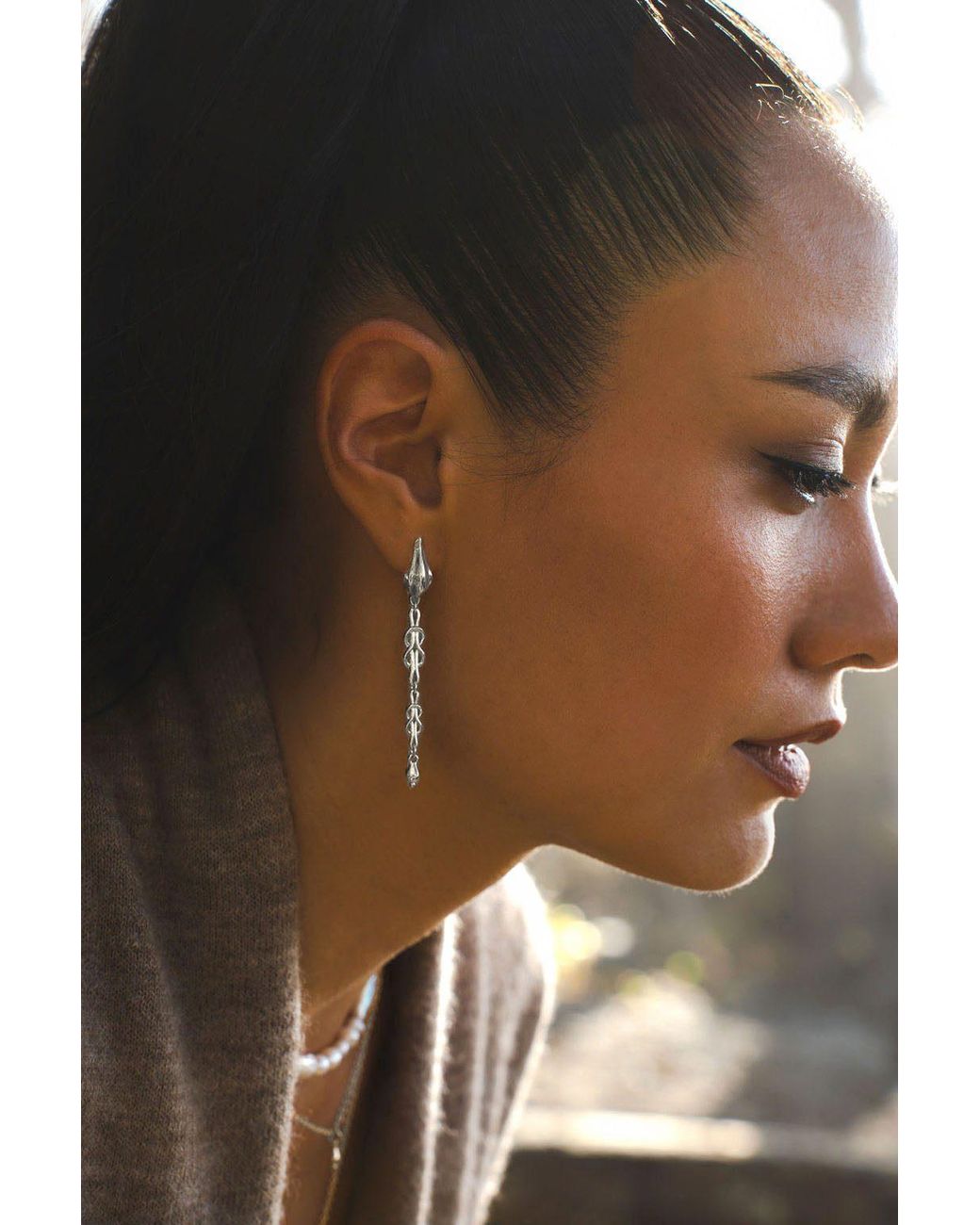 Astor & Orion White Hecate Dangle Sterling