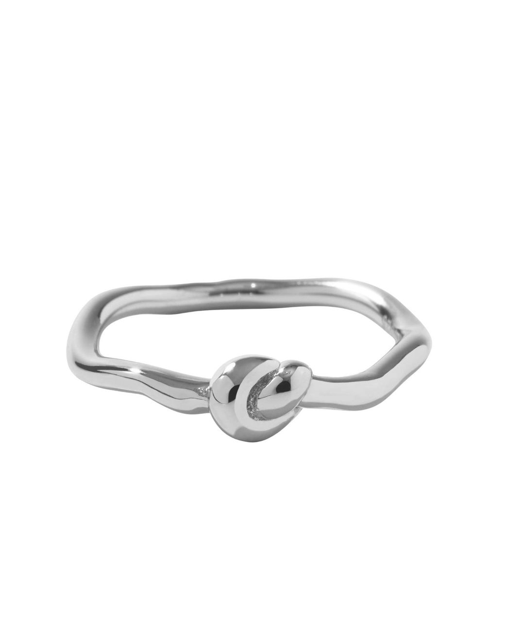 Muru Metallic Eternity Knot Ring