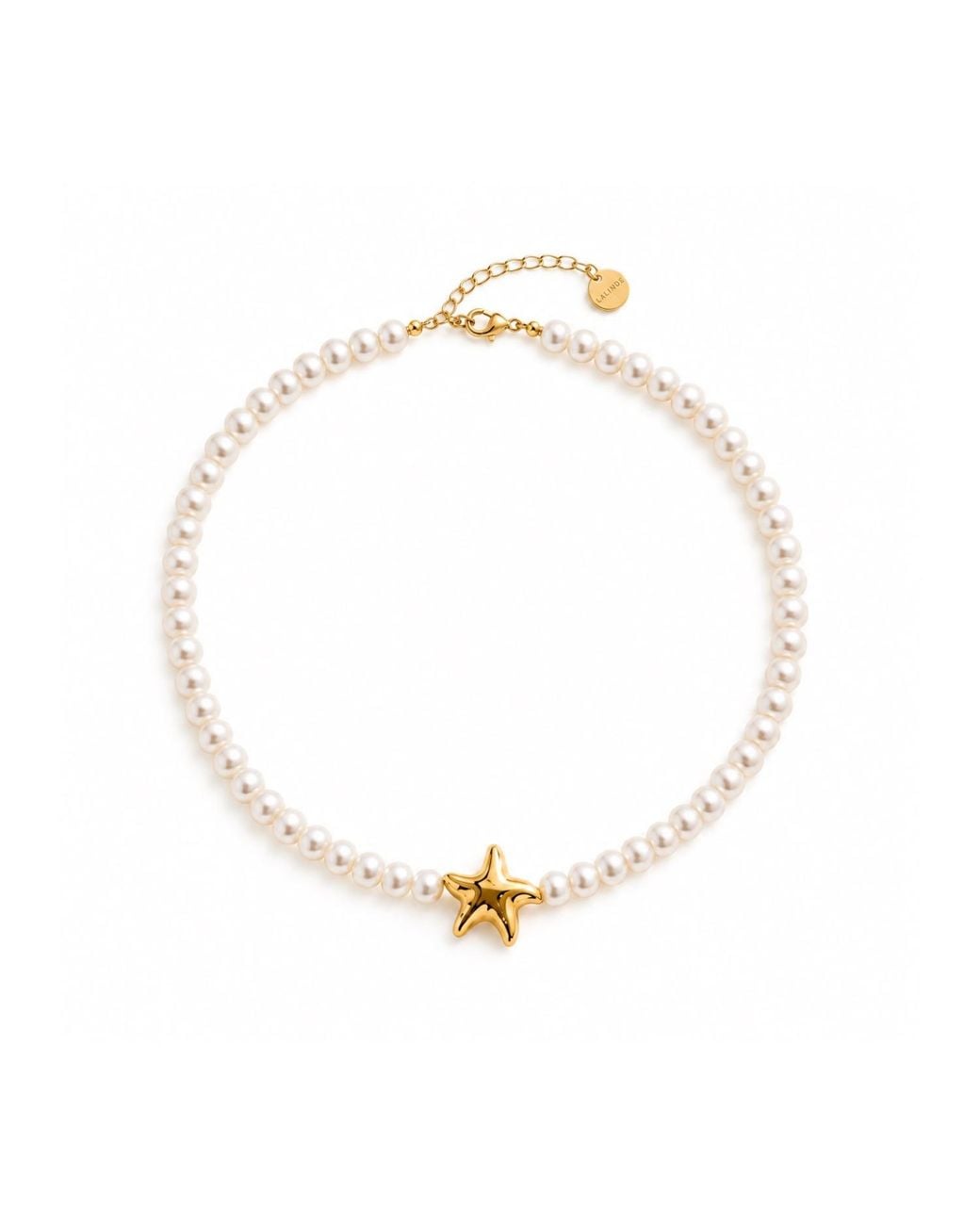 Lalinde Metallic Starfish Pearl Strand