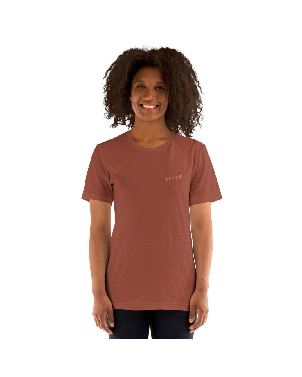 Anchor and Crew Orange Clay Eight Kijitora Cat Japan Era Organic Cotton T-Shirt
