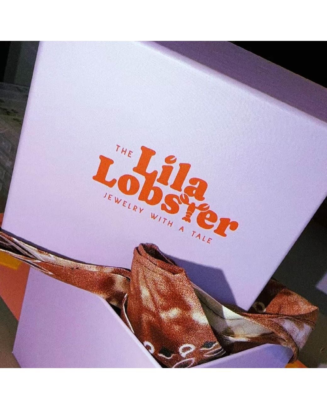 The Lila Lobster Metallic Rose Rebel Charm Bronze