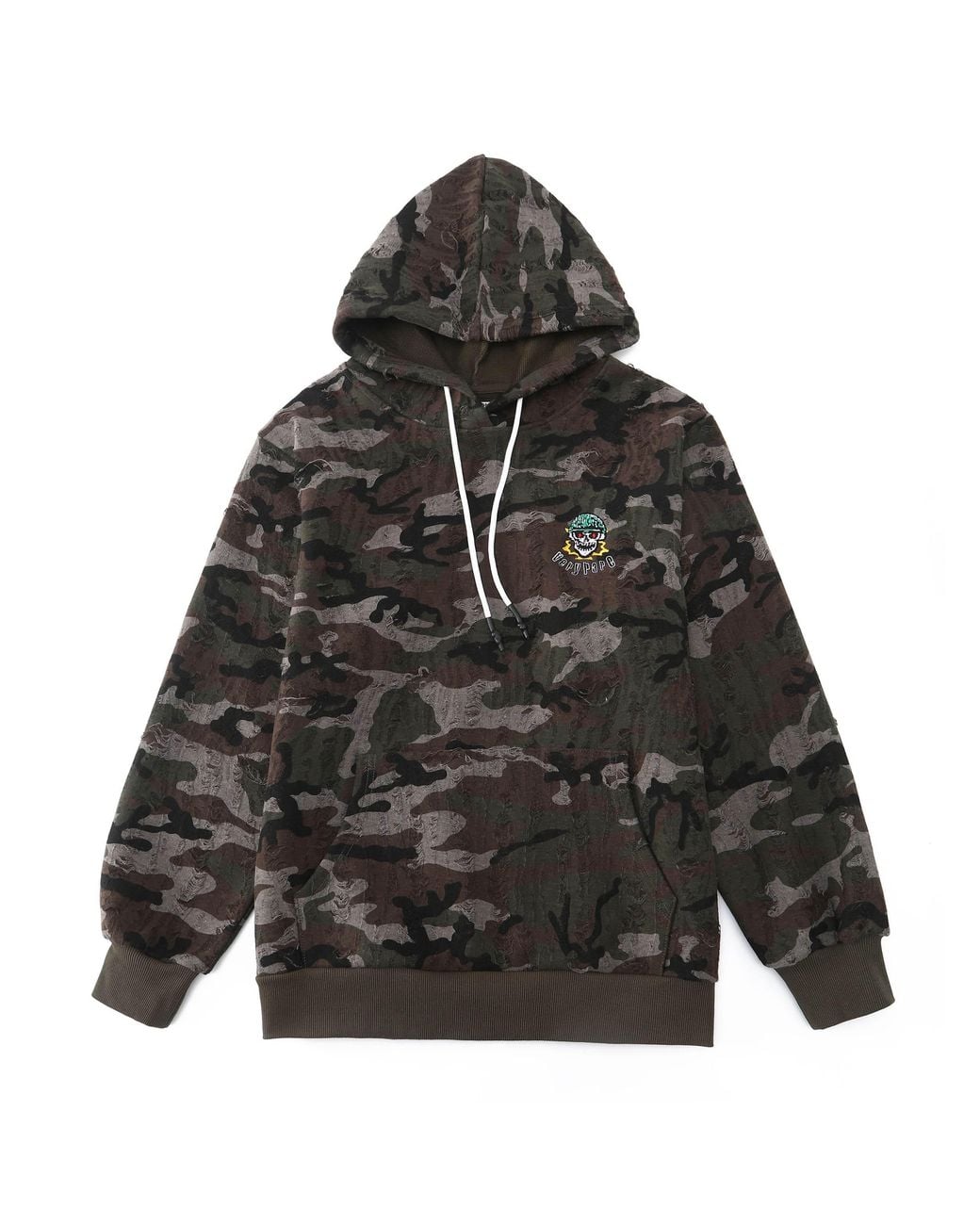 VERYRARE Black Skeleton Soldier Camo Hoodie for men