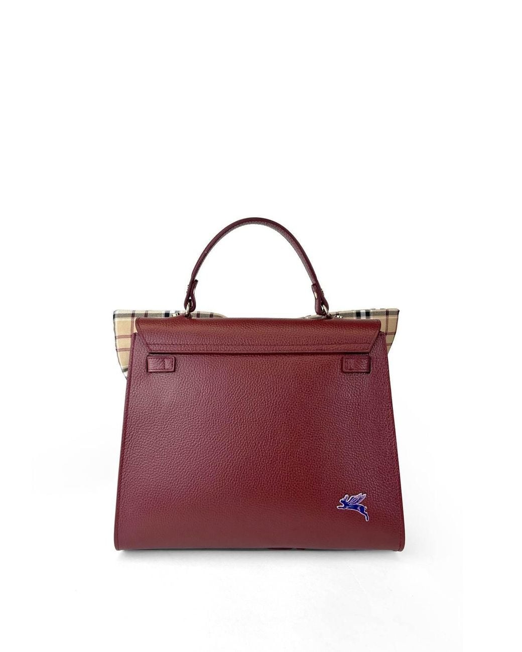 Maison Rubaiyat White Lulu Hand-Painted Leather Top Handle Bag – Milkshake