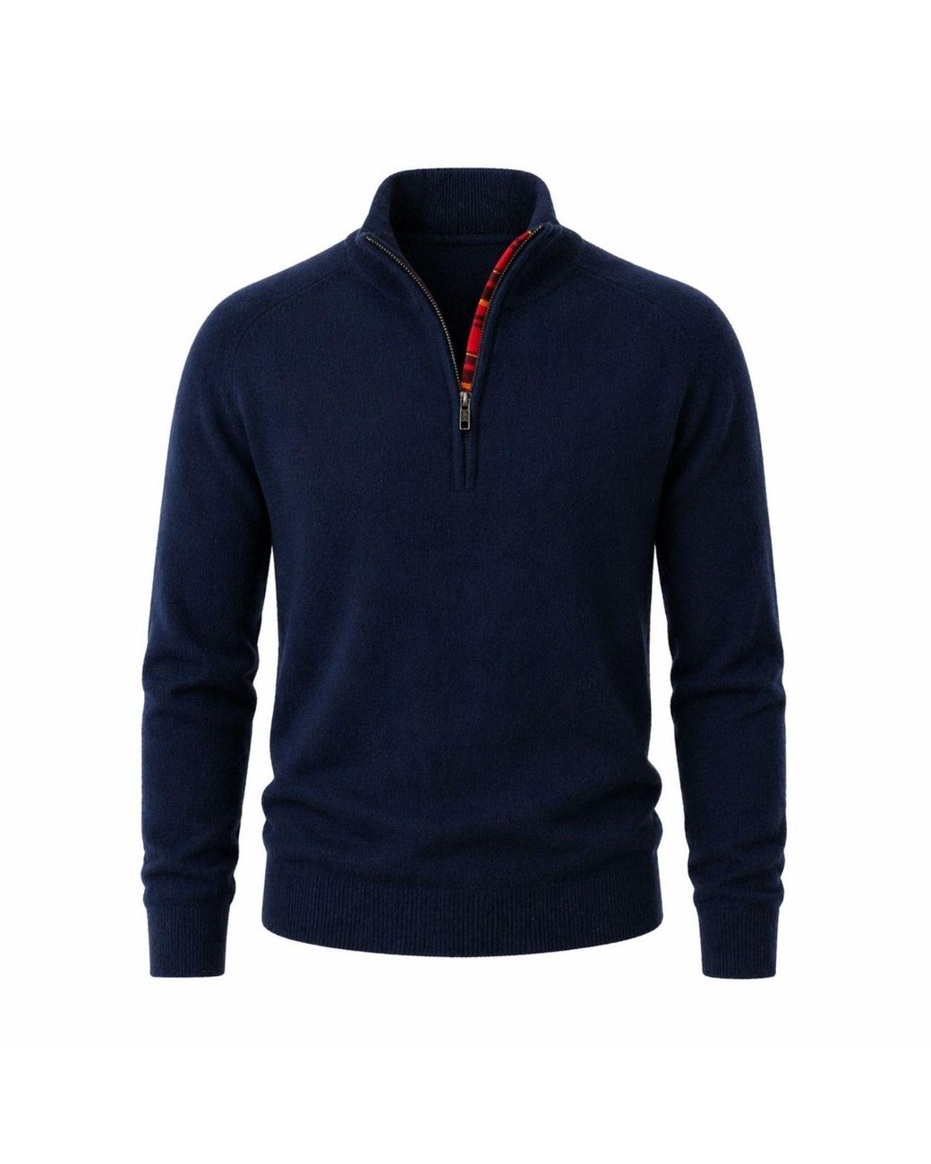 Koy Clothing Blue The Mara Quarter Zip Jumper for men