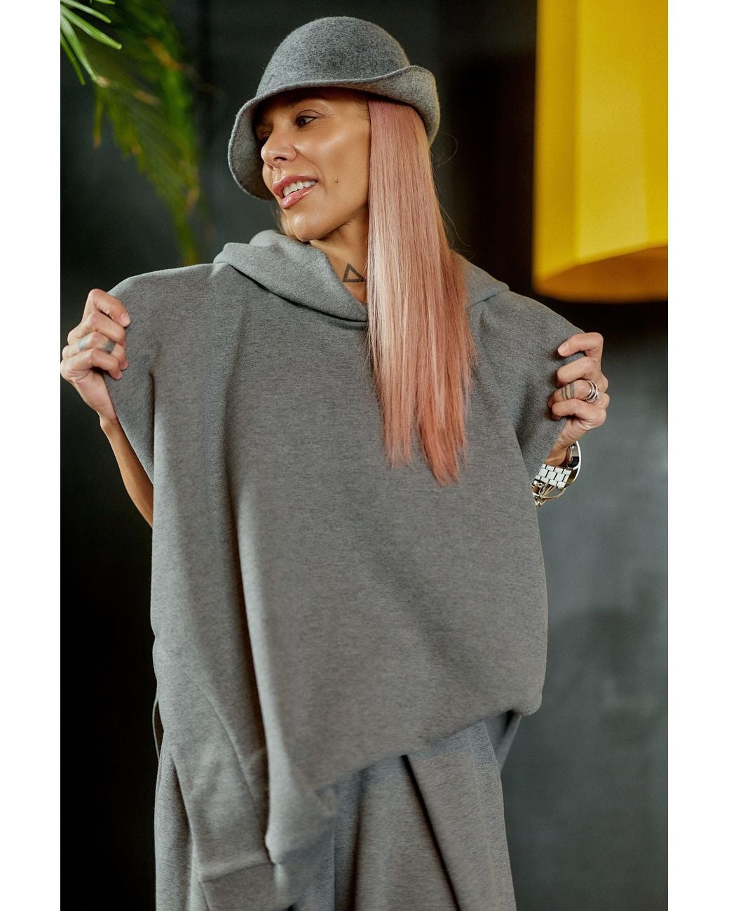 Clothes by Locker Room Gray Two Piece Set