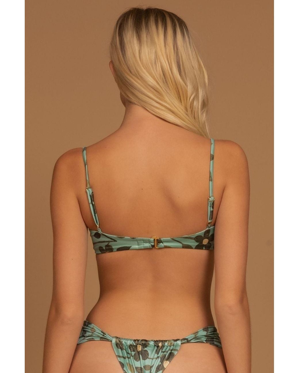 Montce Green Aquamarine Simonette Bikini Top