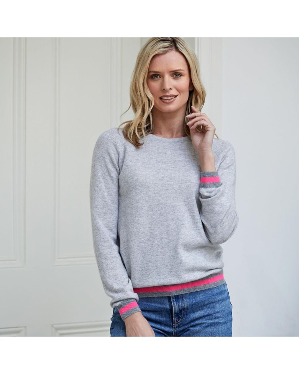 Cove Gray Philly Cashmere Jumper