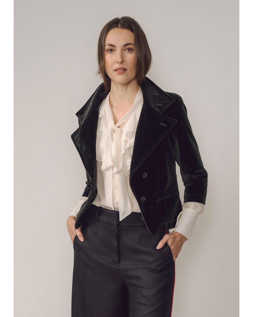 BEIRA Black Elena Jacket Velvet