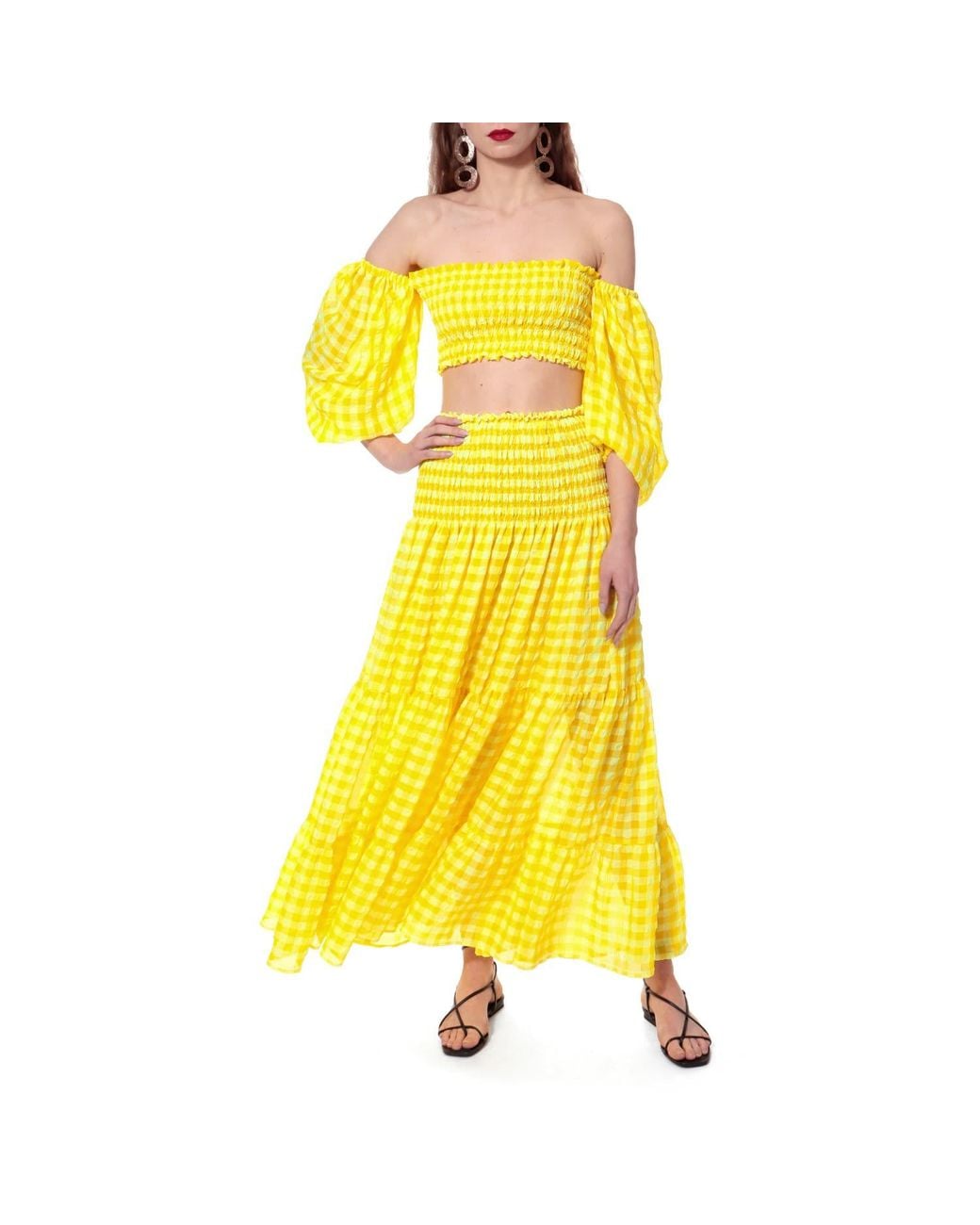 AGGI by HALEWSKI Ibbie Sun Kissed Yellow Top
