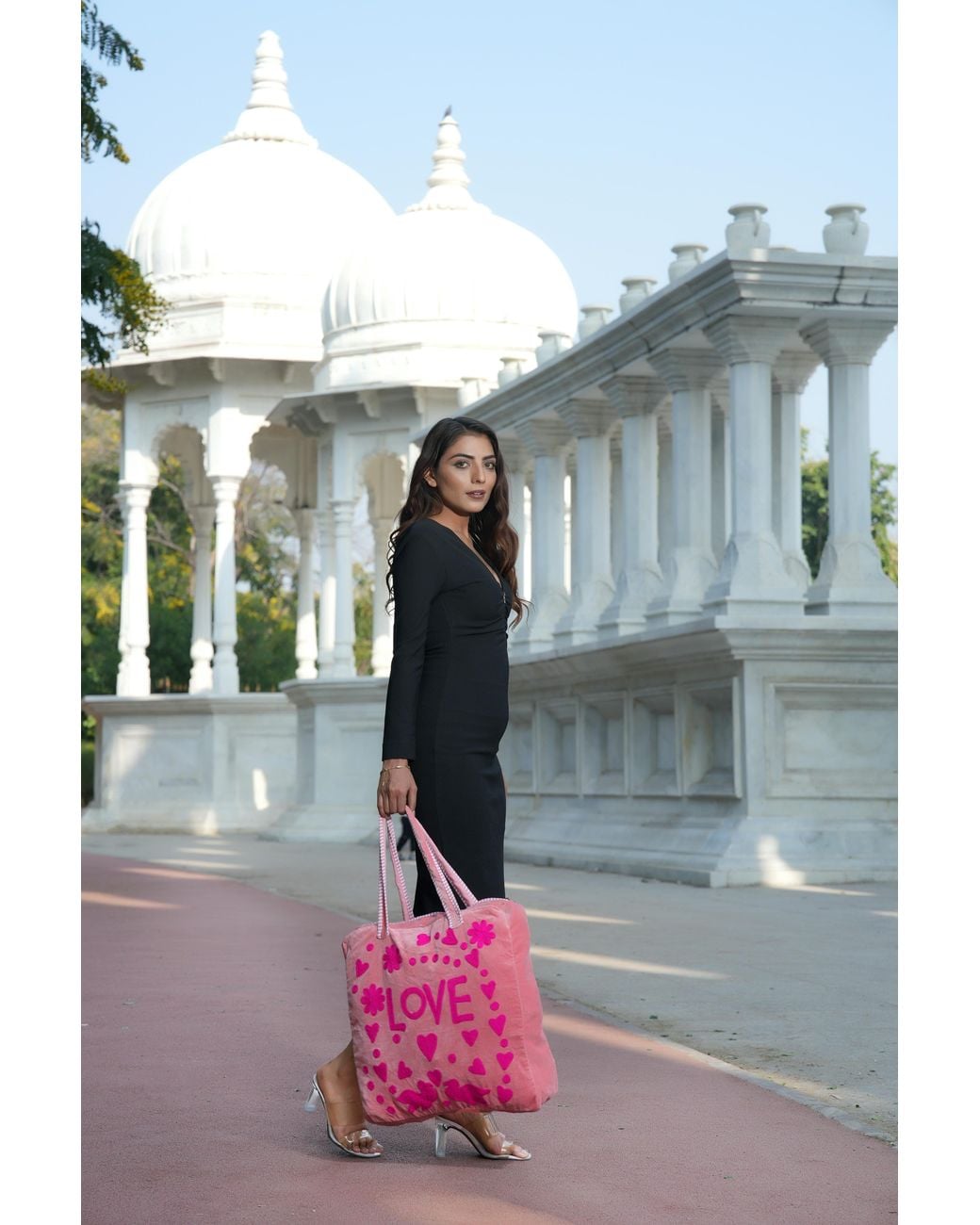 Conscious Yoga Collective Pink Love Suzani Tote
