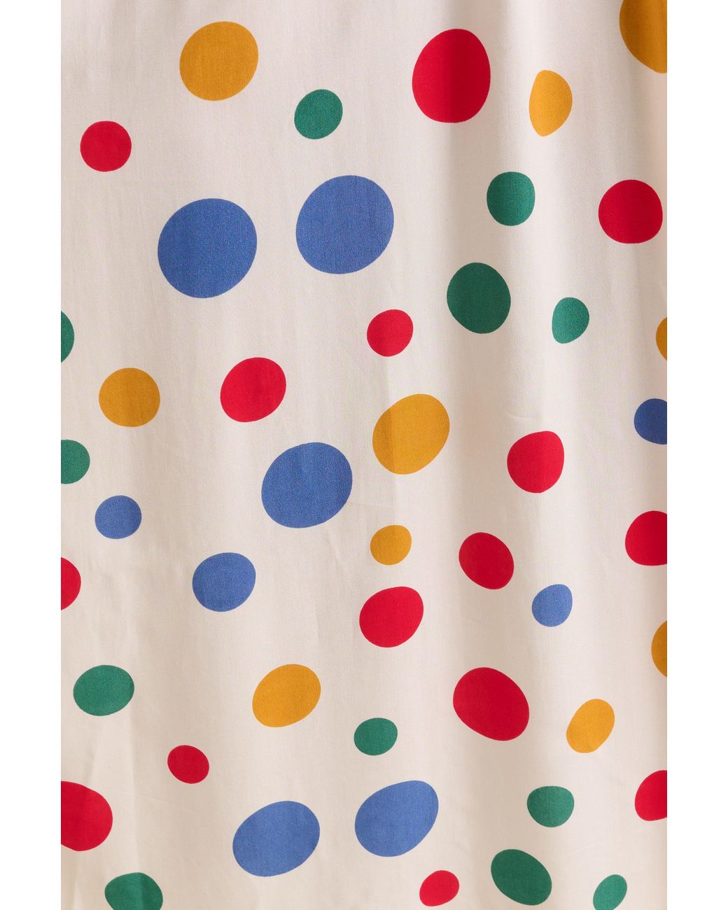 Louche White Agatha Dotty Print Circle Midaxi Skirt