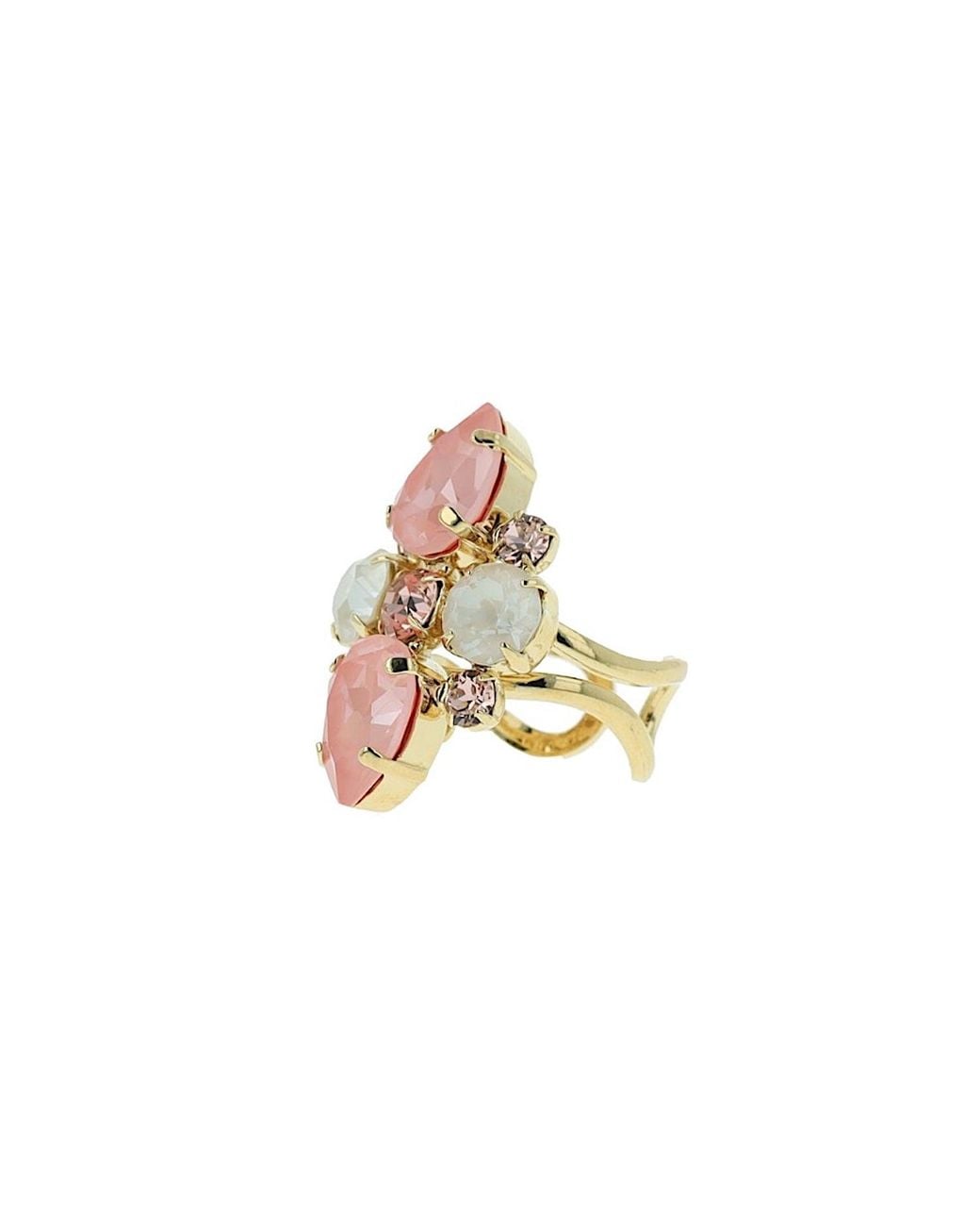 Otazu Pink Flamingo Beetle Statement Ring
