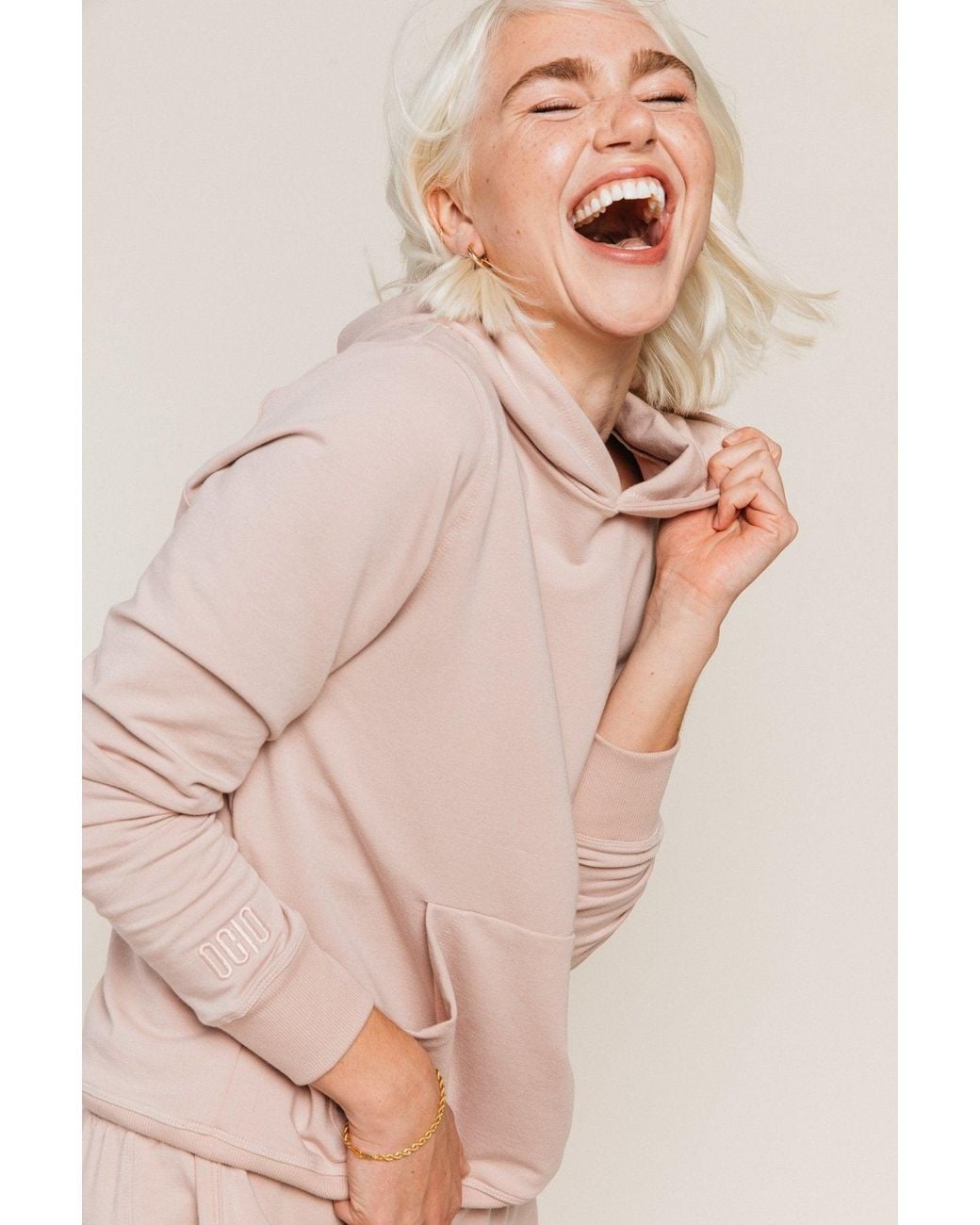Ocio Leisurewear Pink Classic Softcore Hoodie