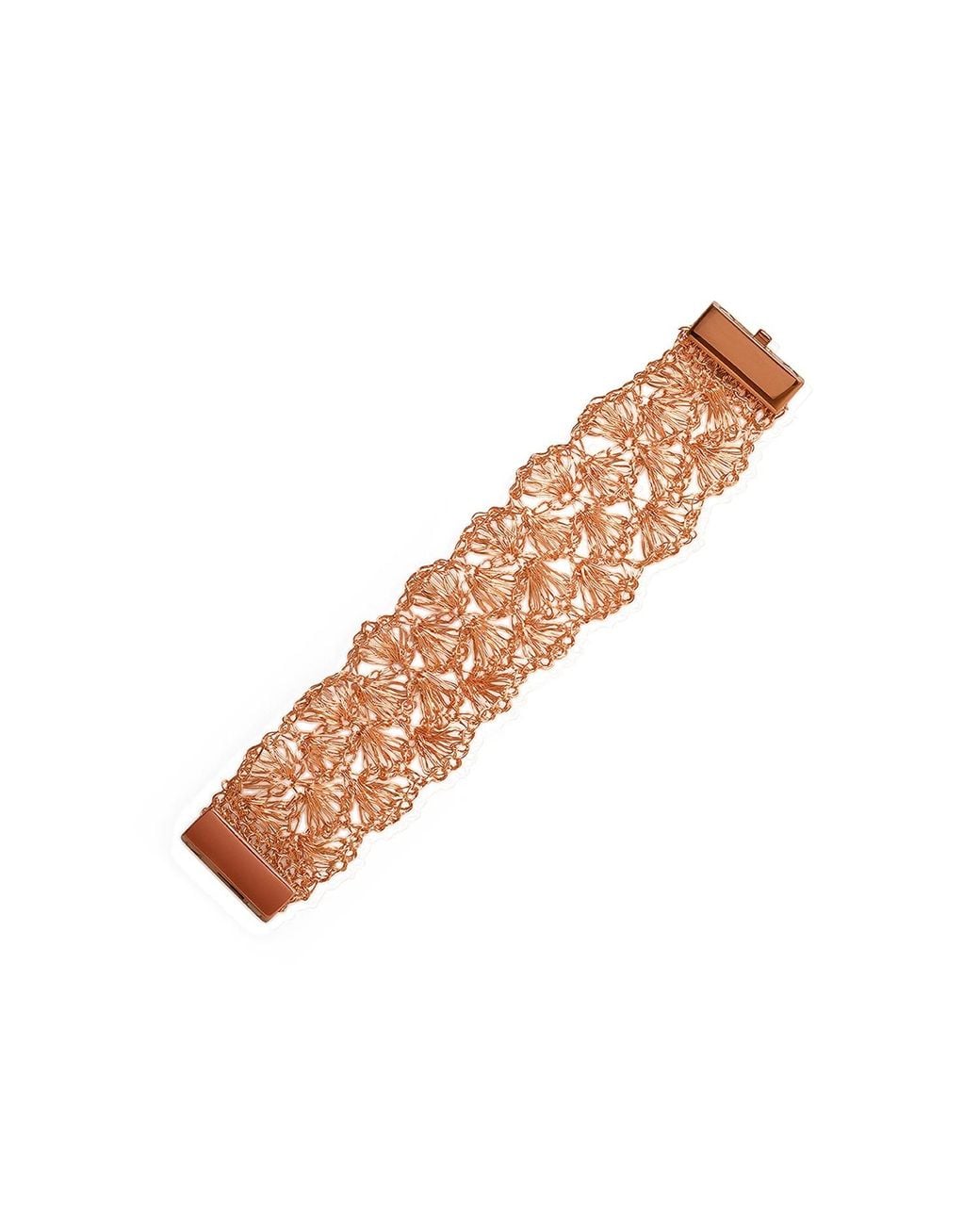 Lavish by Tricia Milaneze Metallic Shells Handmade Bracelet