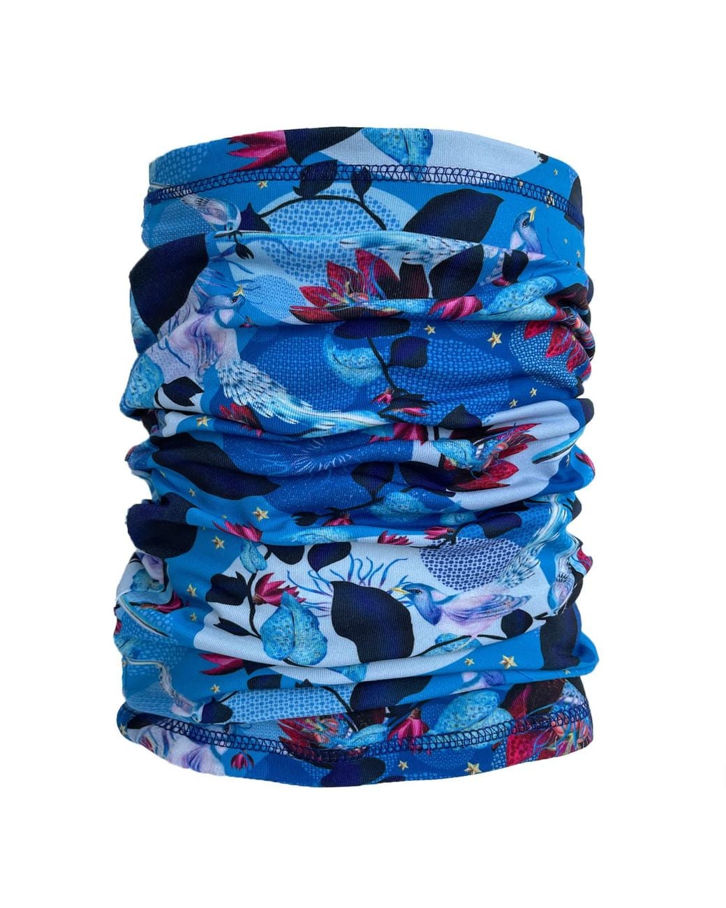 VETKA Blue Neck Gaiter Secret Garden