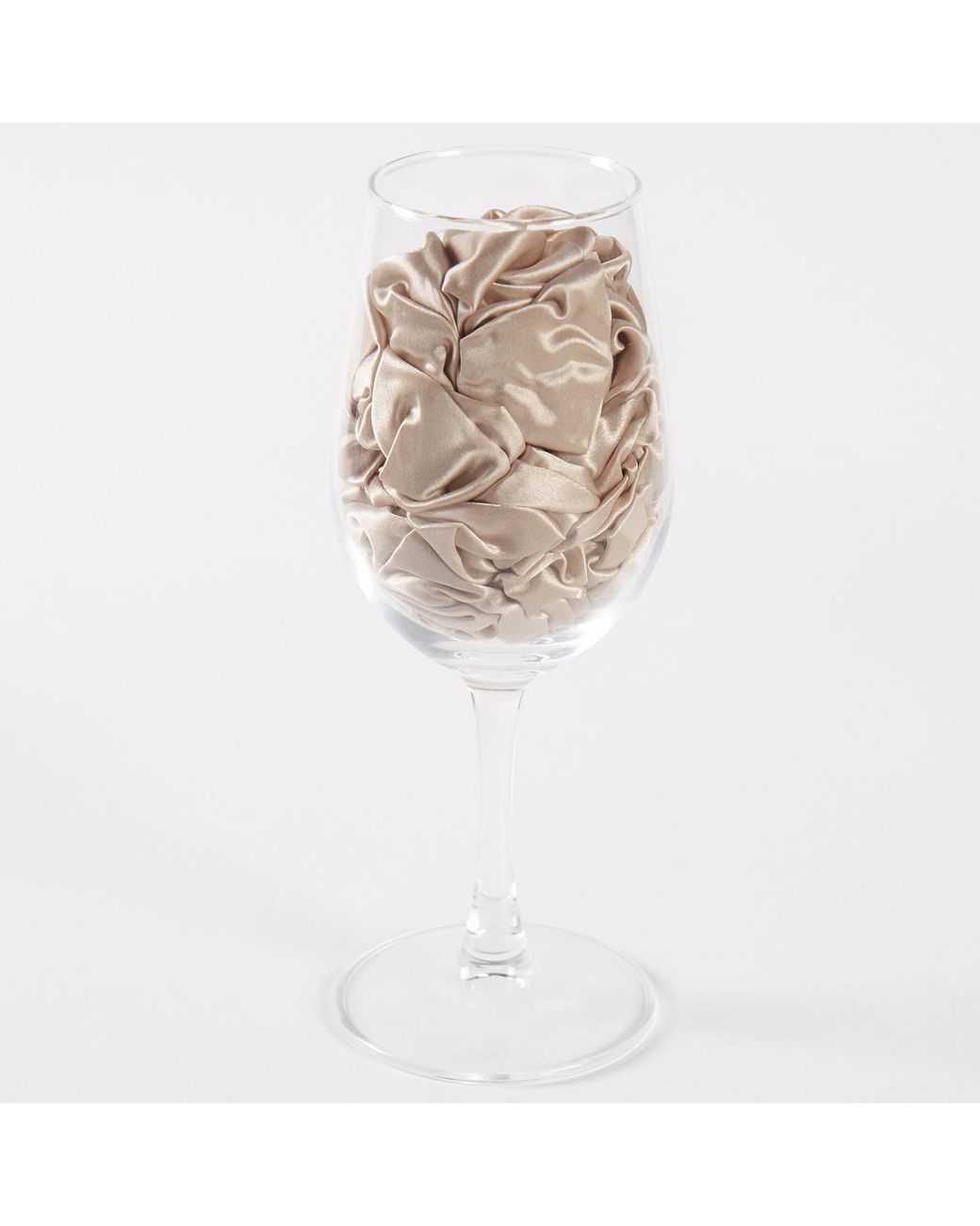 Soft Strokes Silk Metallic Neutrals Pure Mulberry Silk Regular Scrunchie Set Of Five