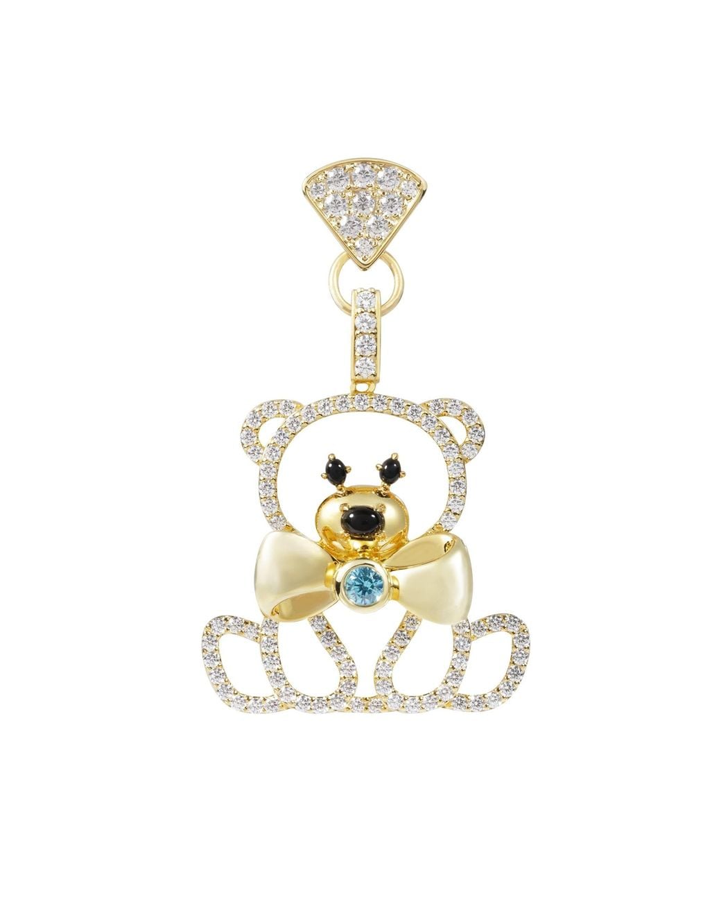 Arte Madrid Metallic Circus Bear Hollow Pendant