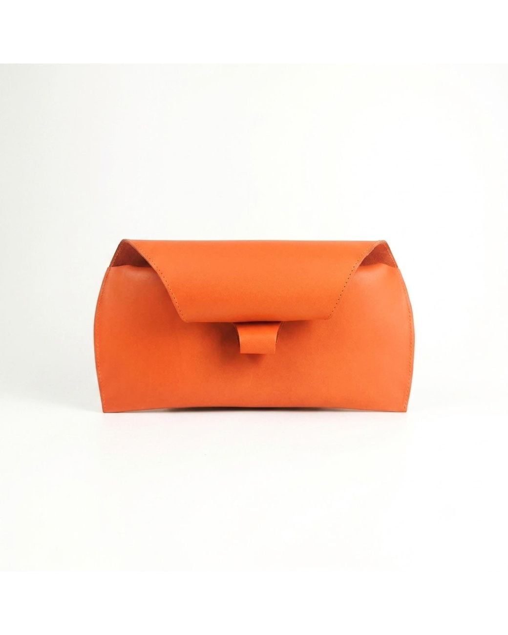 Cocobarclay Orange Loop Clutch