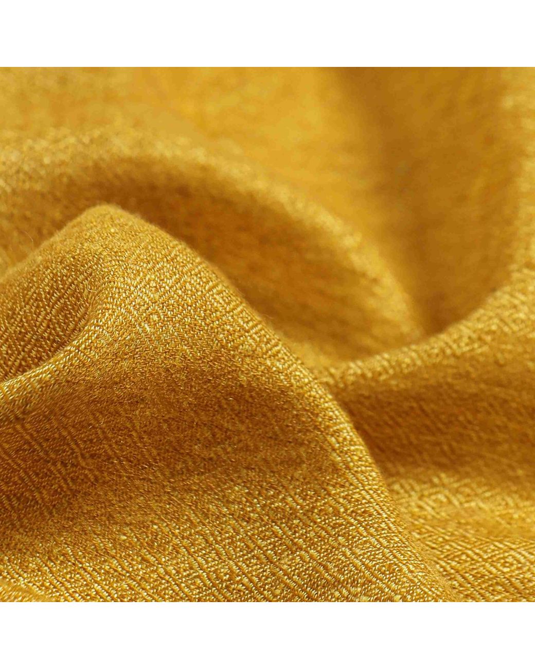 Pink Maharani Yellow Cashmere Mustard Double Weave Stole