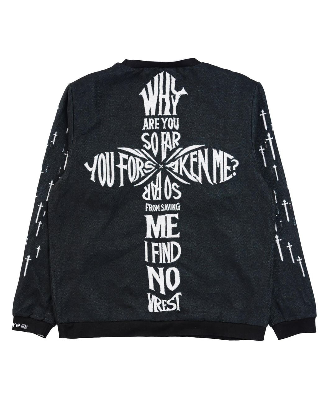 VERYRARE Black Entombment Crewneck for men