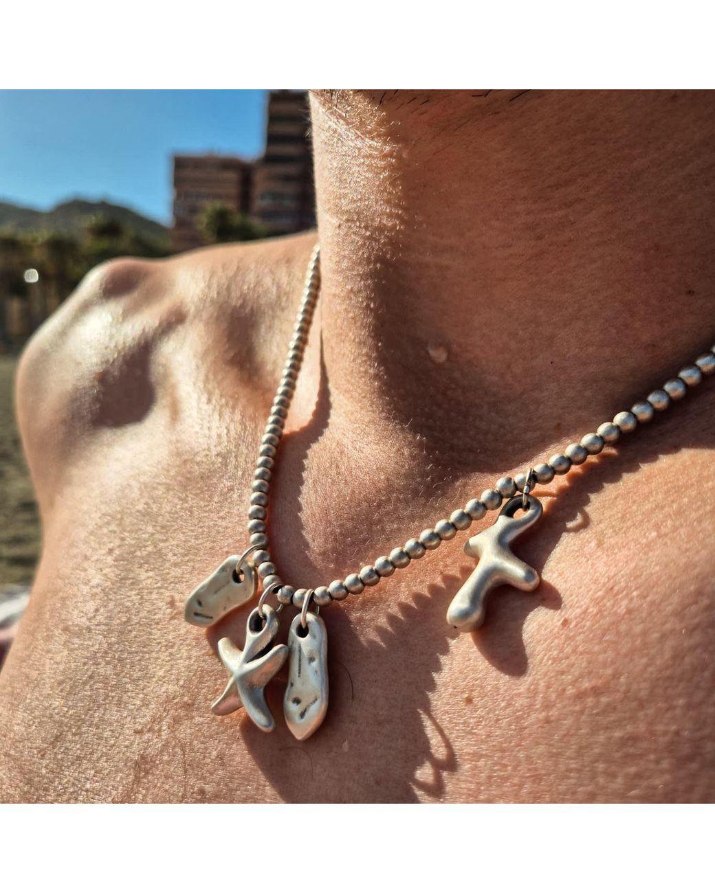 Altar™ Ornaments Co. Metallic Tidal Necklace for men