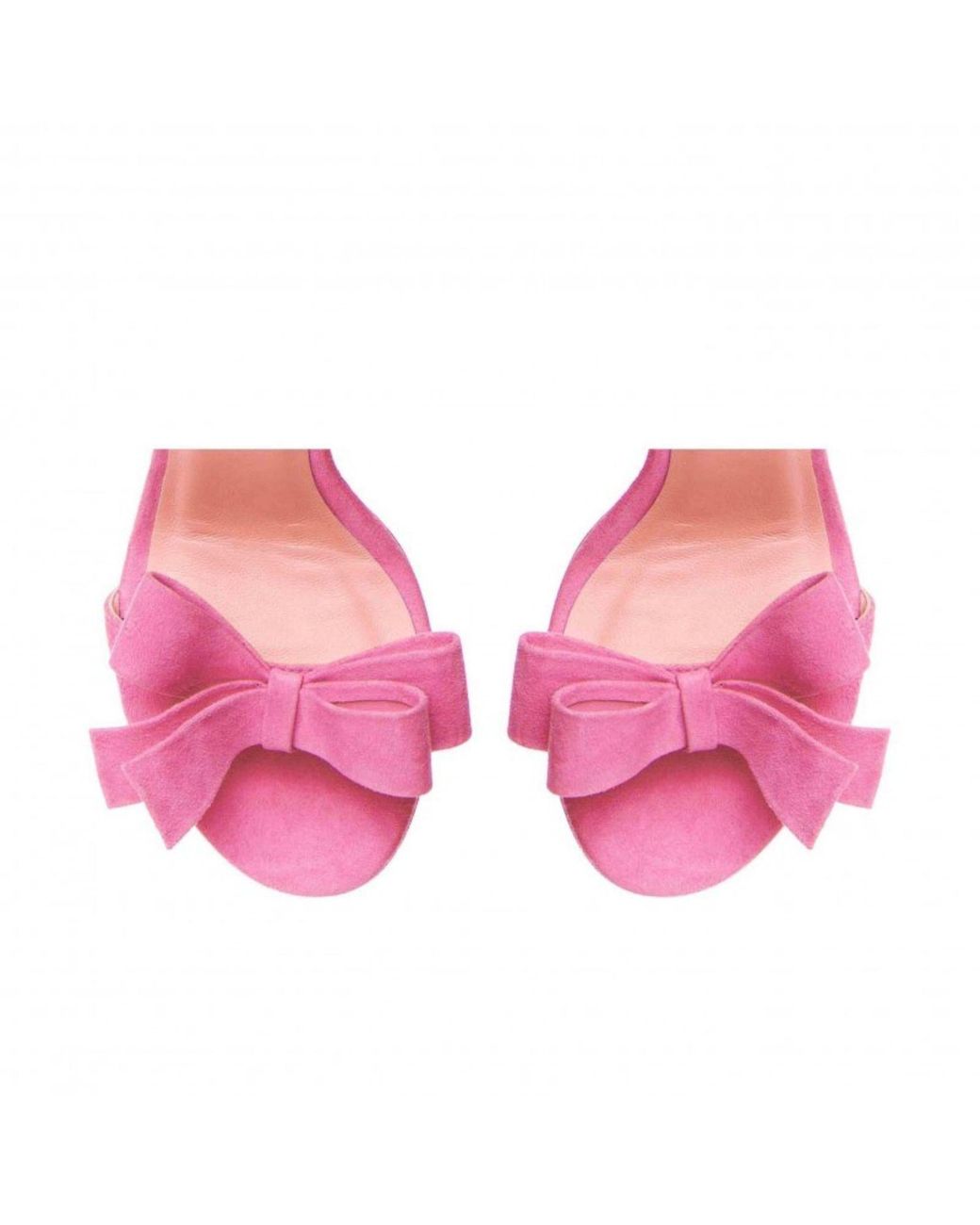 The 5Th Element Pink Elise Suede Sandals