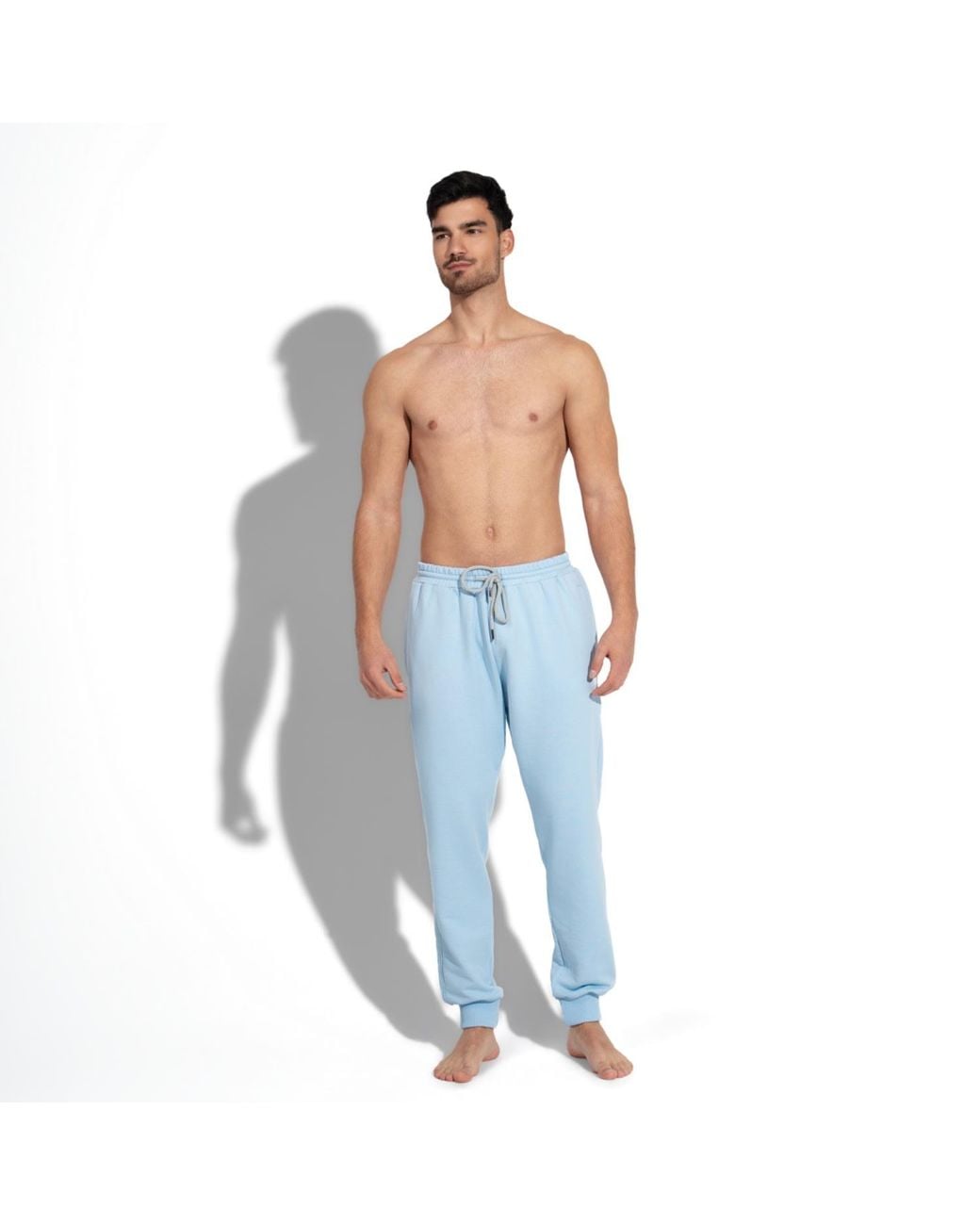 Maison Tangerine Blue Cotton Zip-Up Hoodie & Joggers Tracksuit Set Cloud For